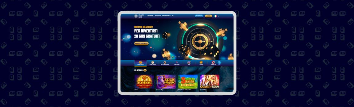 screenshot of Atlantis Slots Casino in Italia