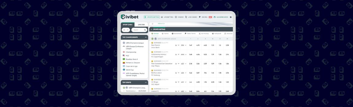 screenshot of Ivibet in IT