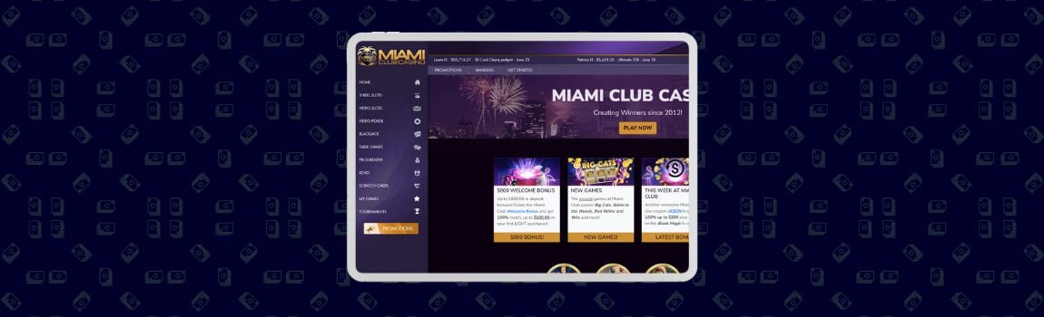 screenshot of Miami Club