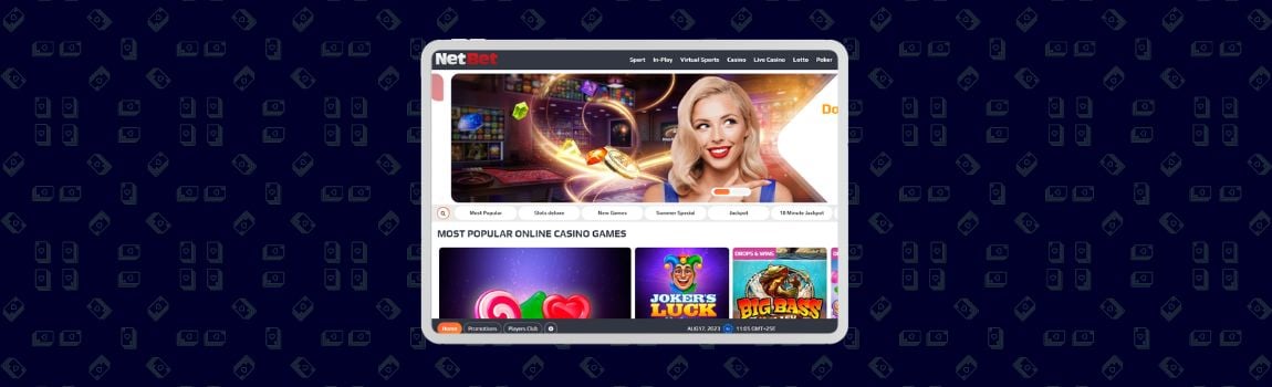 screenshot of NetBet Casino in Austria