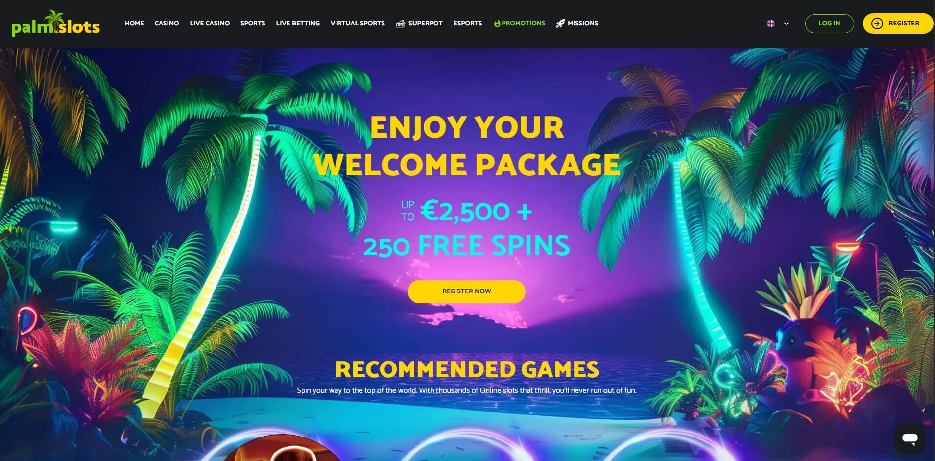 PalmSlots Casino