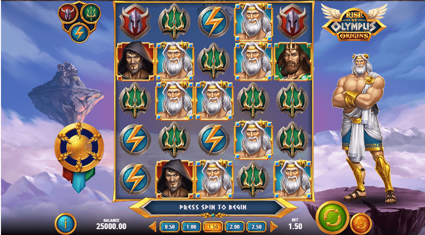 Screenshot Rise of Olympus Origins slot
