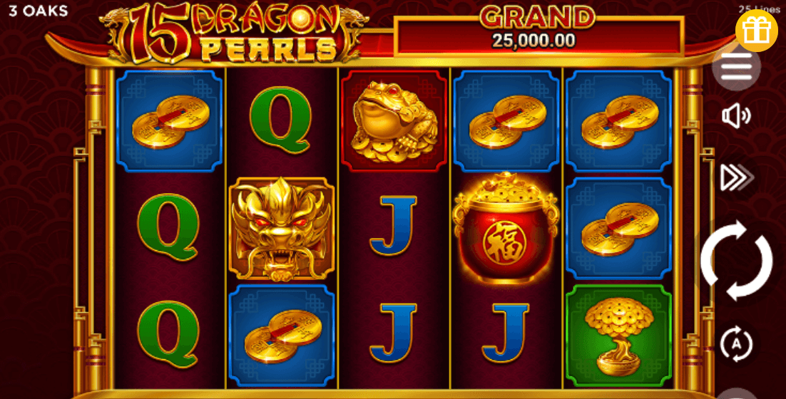 15 Dragon Pearls: Hold and Win slot