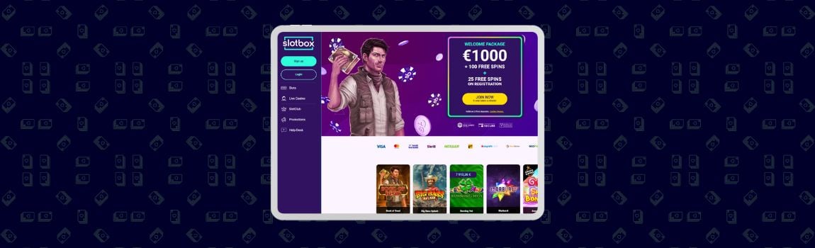 screenshot of Slotbox Casino in the Austria