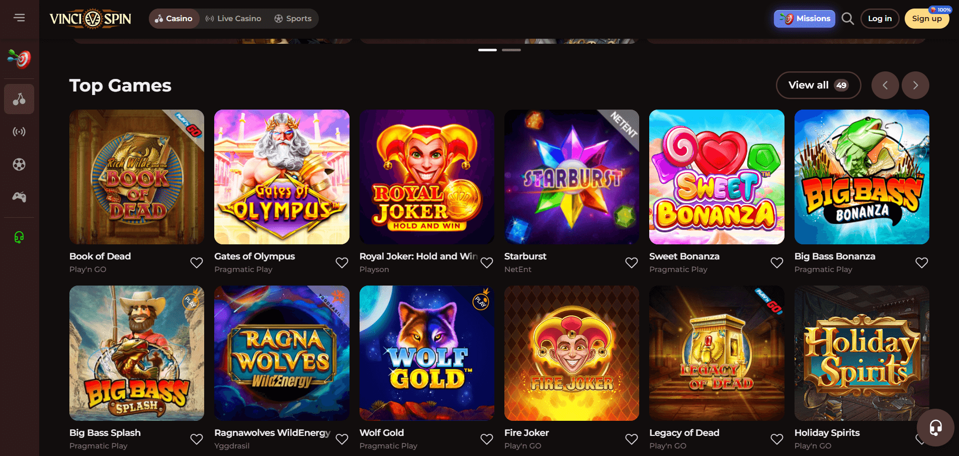 Vincispin Casino