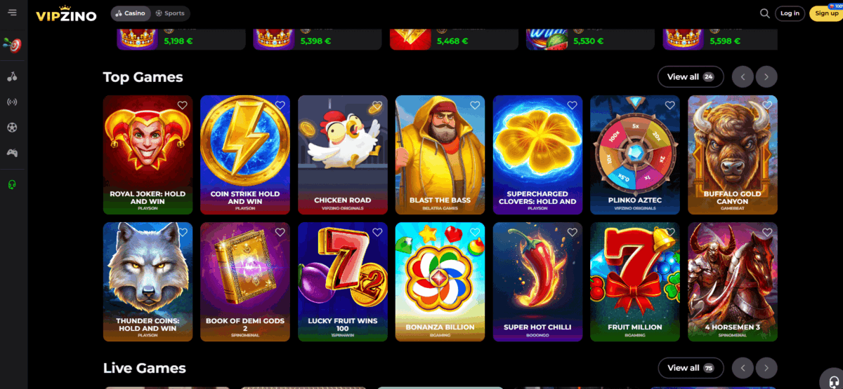Vipzino casino