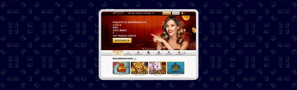 screenshot of Win Unique Casino